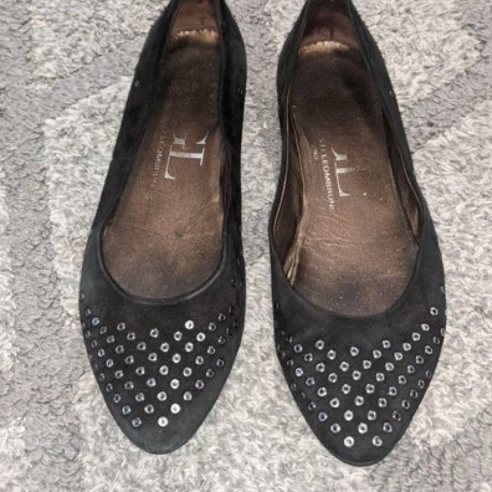 new AGL Attilio Giusti Leombruni Suede Flats 6.5